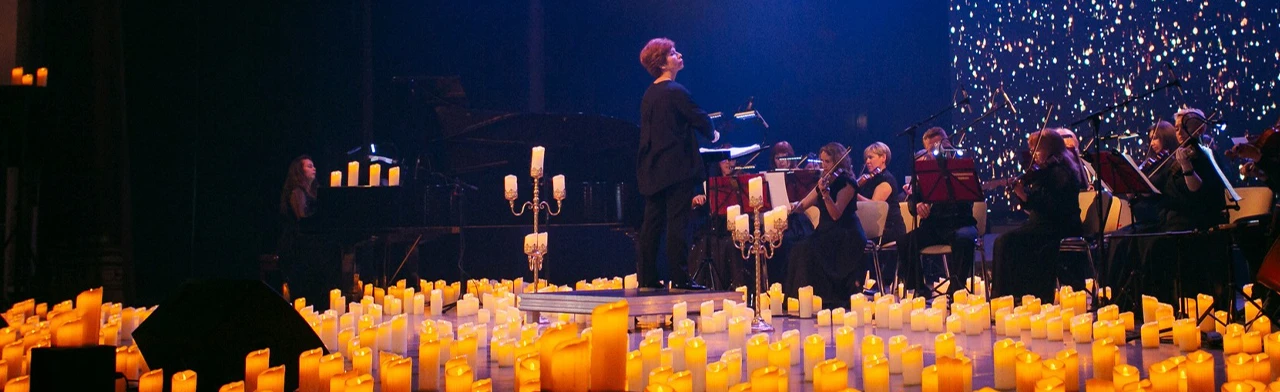 Постер Мировые рок-хиты в сиянии тысячи свечей в Архангельске