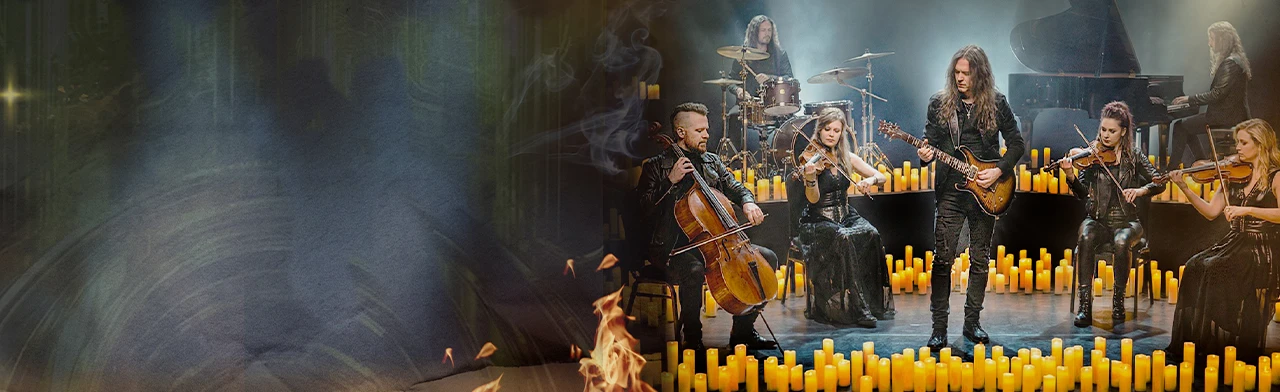 Постер Симфонические рок хиты в сиянии свечей в Архангельске