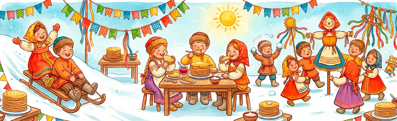 Постер Бэби-Масленица в Астрахани