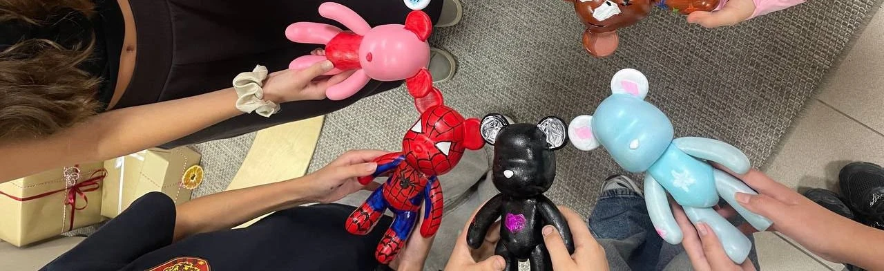 Постер Роспись мишек Bear Brick. Мастер-класс в Астрахани