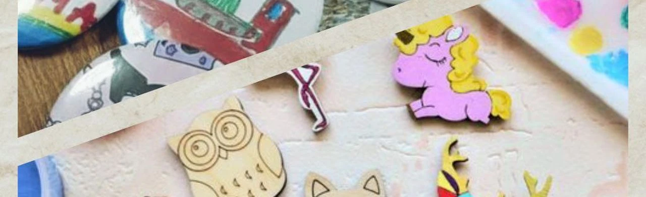 Постер Значки и магниты (закатные или на деревянной заготовке): Мастер-класс в Астрахани