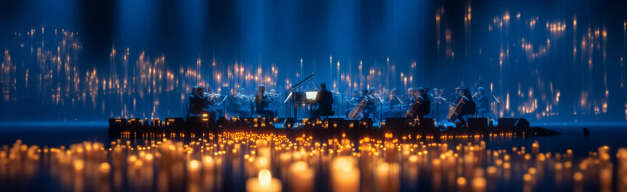 Постер Сны Людовико Эйнауди при свечах. Солисты Оркестра CAGMO в Барнауле