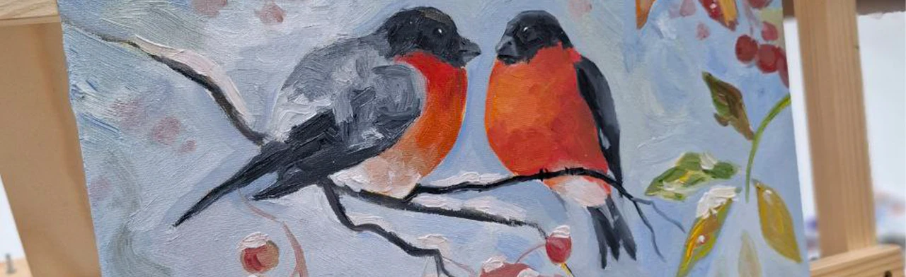 Постер Пейзаж маслом. Мастер-класс в Екатеринбурге