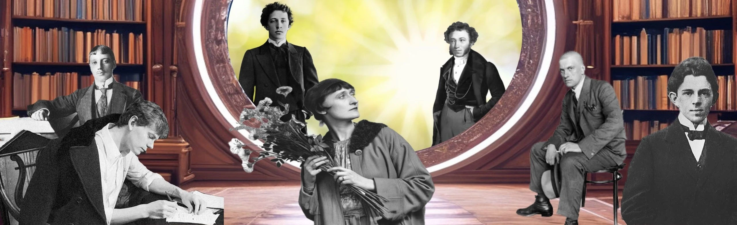 Постер Код Серебряного века: разгадай эпоху. Библиомикс в Екатеринбурге