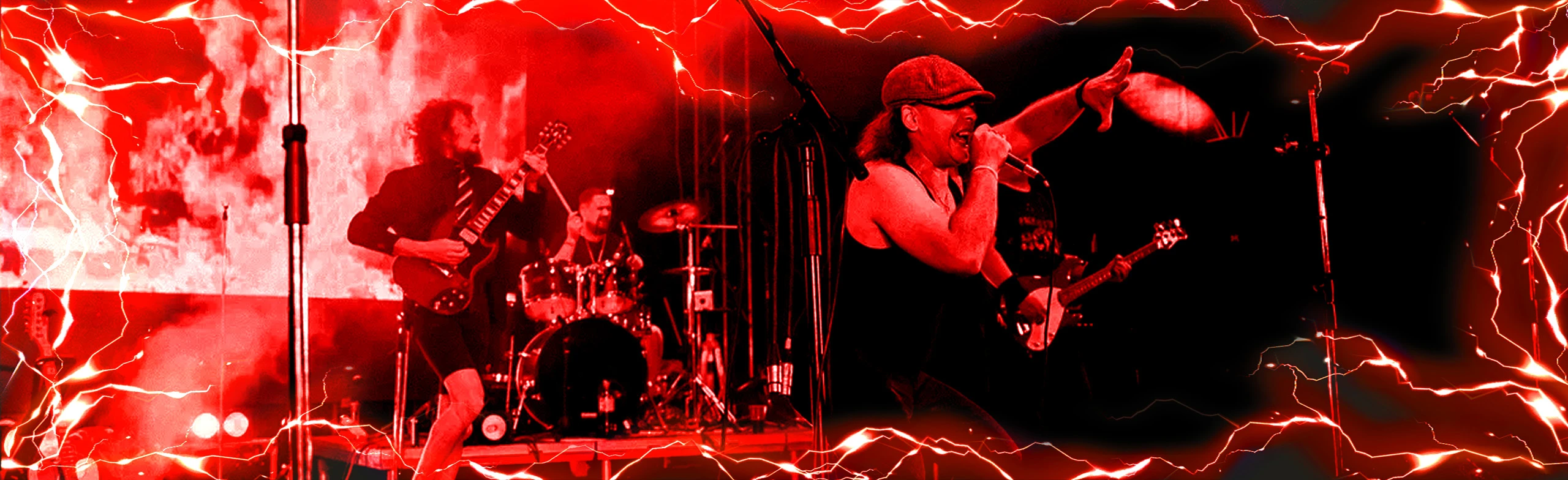 Постер Шоу "AC/DC" в исполнении группы "Black in storm"