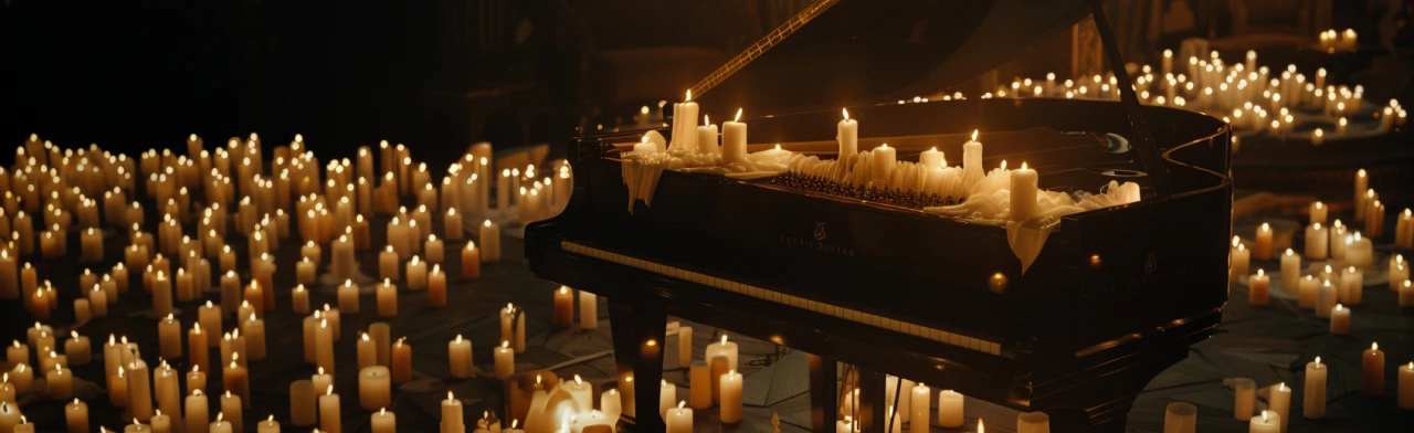 Постер Солисты оркестра Cagmo: Сны Людовико Эйнауди при свечах