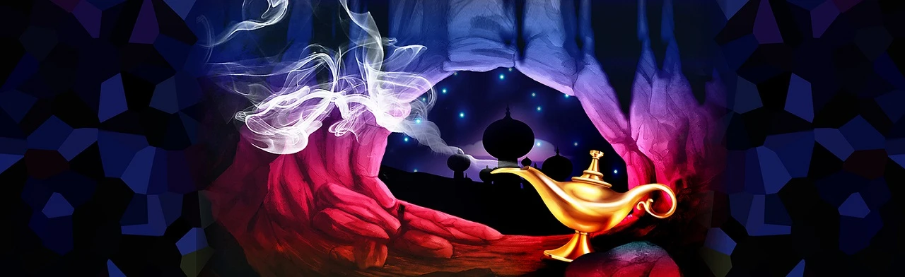 Постер Волшебная лампа Аладдина