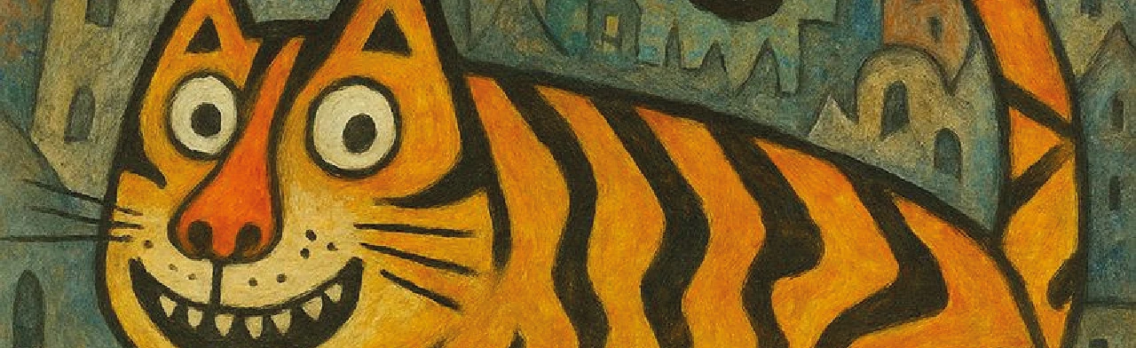 Постер Хармс. Тигр на улице в Москве