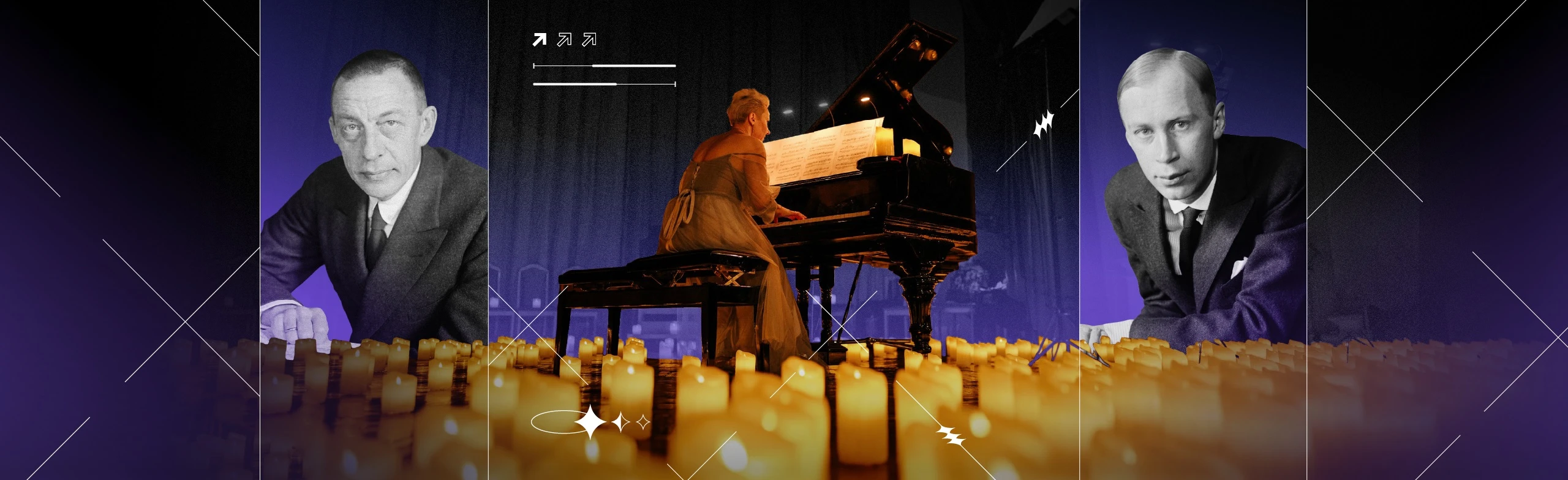 Постер Рахманинов & Прокофьев при свечах в Москве