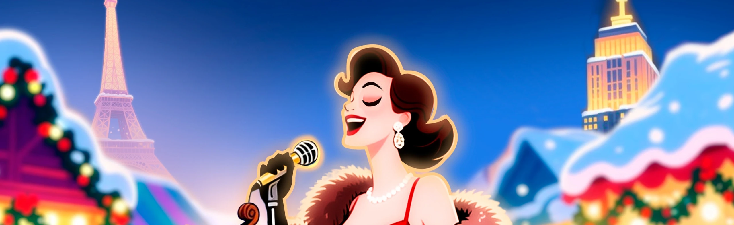 Постер Рождественские мелодии Бродвея и Парижа