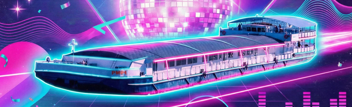 Постер ДискоХиты на корабле в Москве