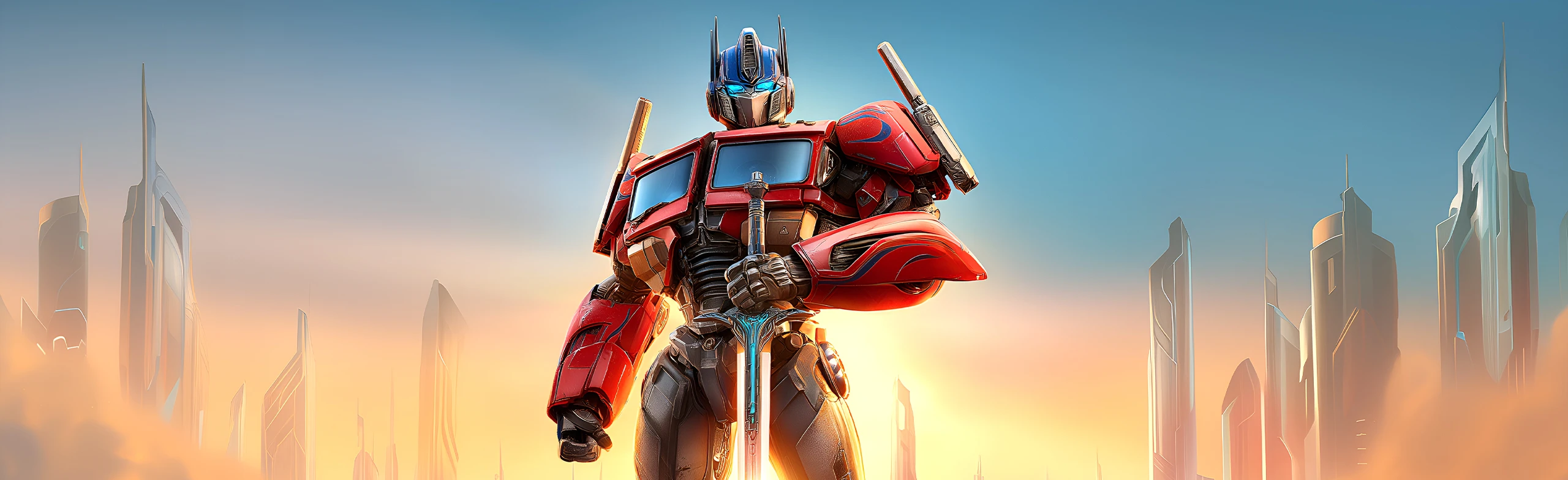 Постер Оптимус Прайм. Путь героя в Москве