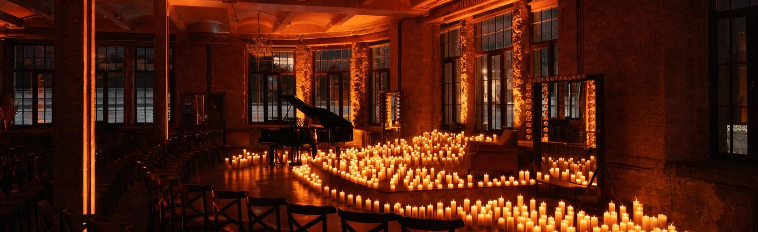 Постер Музыкальный салон при свечах