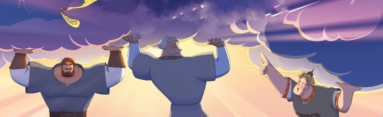 Постер Три богатыря и свет клином в Мурманске