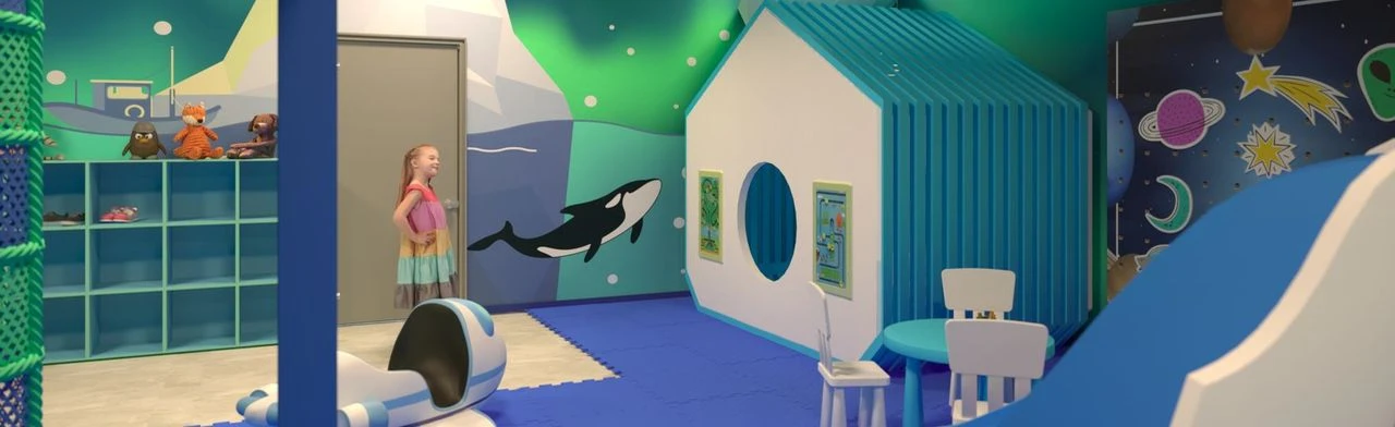 Постер Детские игровые комнаты в КЦ Большевик в Мурманске