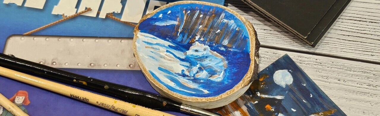 Постер Интерактивное занятие "Мурманск в словах и красках" в Мурманске