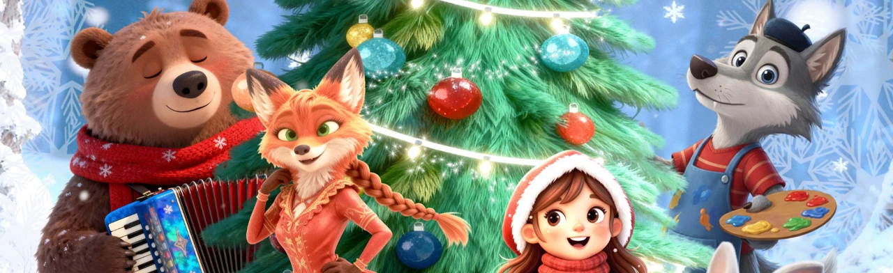 Постер Красная Шапочка и Новый Год. Музыкальная интерактивная сказка (ДКХ) в Нижнем Новгороде