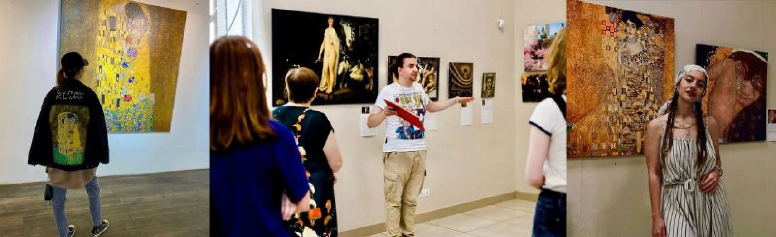 Постер Климт, вдохновленный Ван Гогом, Моне, Матиссом. Выставка репродукций картин в Нижнем Новгороде