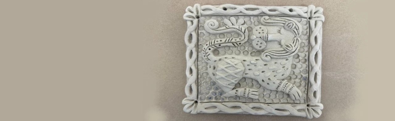 Постер Тайны древних изразцов: создаем авторскую плитку. Мастер-класс в Новосибирске