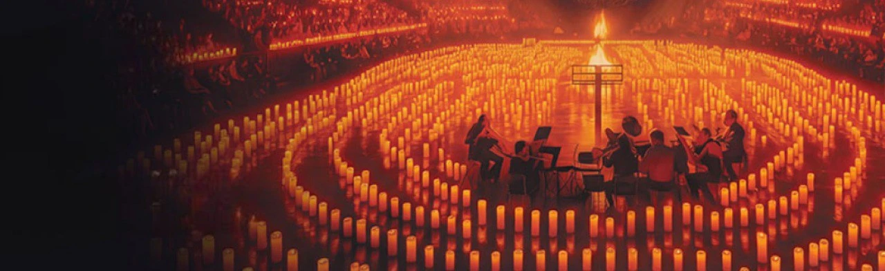 Постер Оркестр Backstage Group: Симфония Imagine Dragons при свечах в Новосибирске