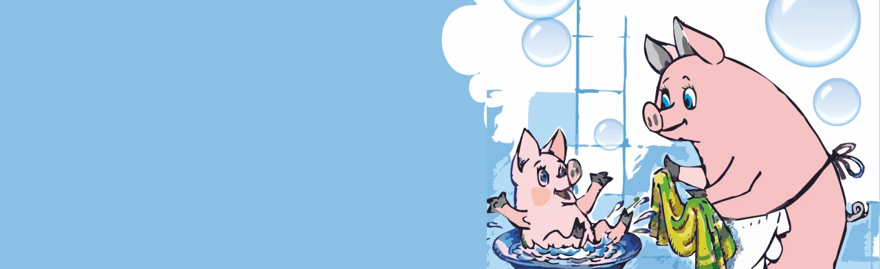 Постер Забавный поросенок Чуня в Новосибирске