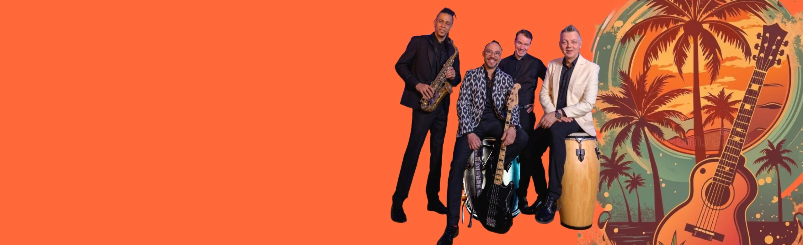 Постер Концерт кубинской и латиноамериканской музыки. Хуан Орлендис бэнд в Новосибирске