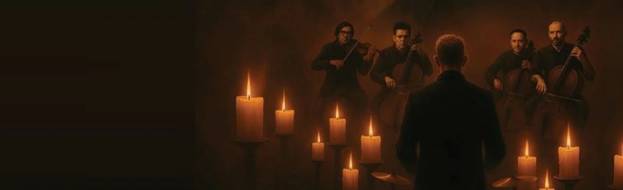 Постер Симфония Раммштайн при свечах в Омске