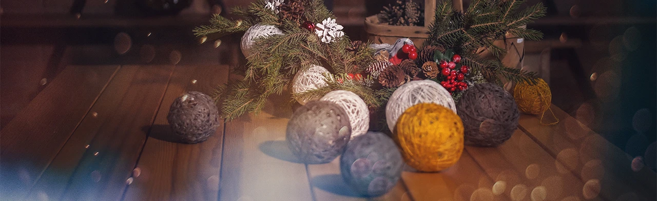 Постер Рождественский венок. Занятие в Орске