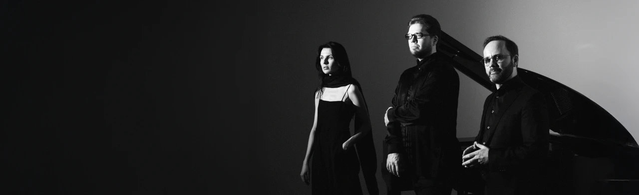 Постер Pantum. И.Гайсин (скрипка), Н.Соколовская (фортепиано), Е. Румянцев (виолончель) в Перми