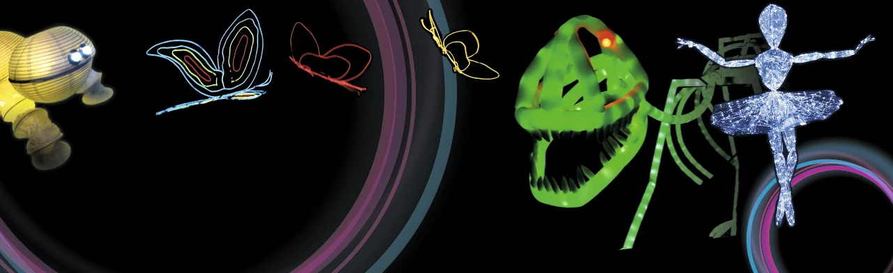 Постер Представление световых кукол