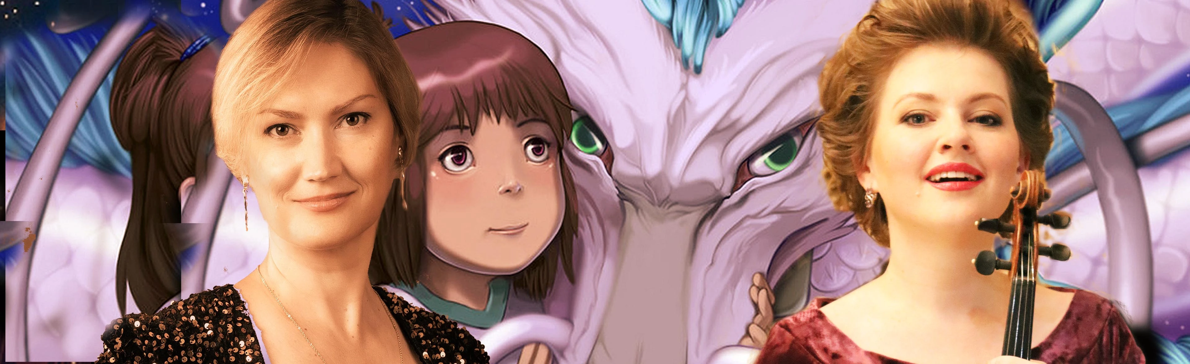 Постер Волшебный мир японских Аниме - орган, скрипка и фортепиано в Южно-Сахалинске