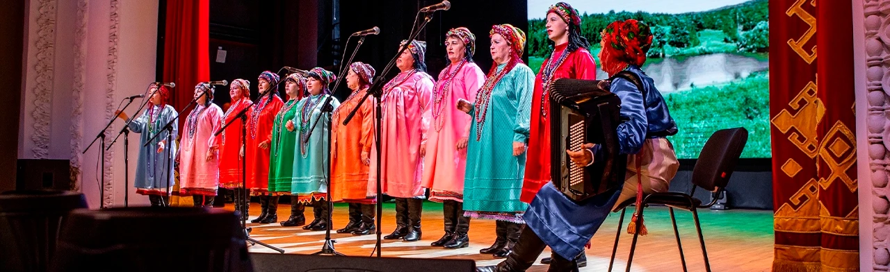 Постер Традиционное мордовское многоголосье. Час творчества