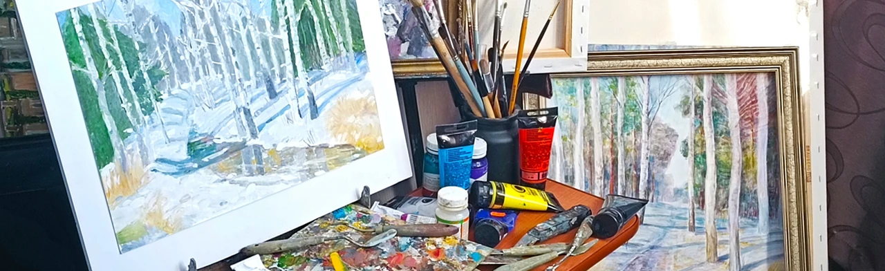 Постер Мозаика весенних красок. Мастер-класс в Саратове