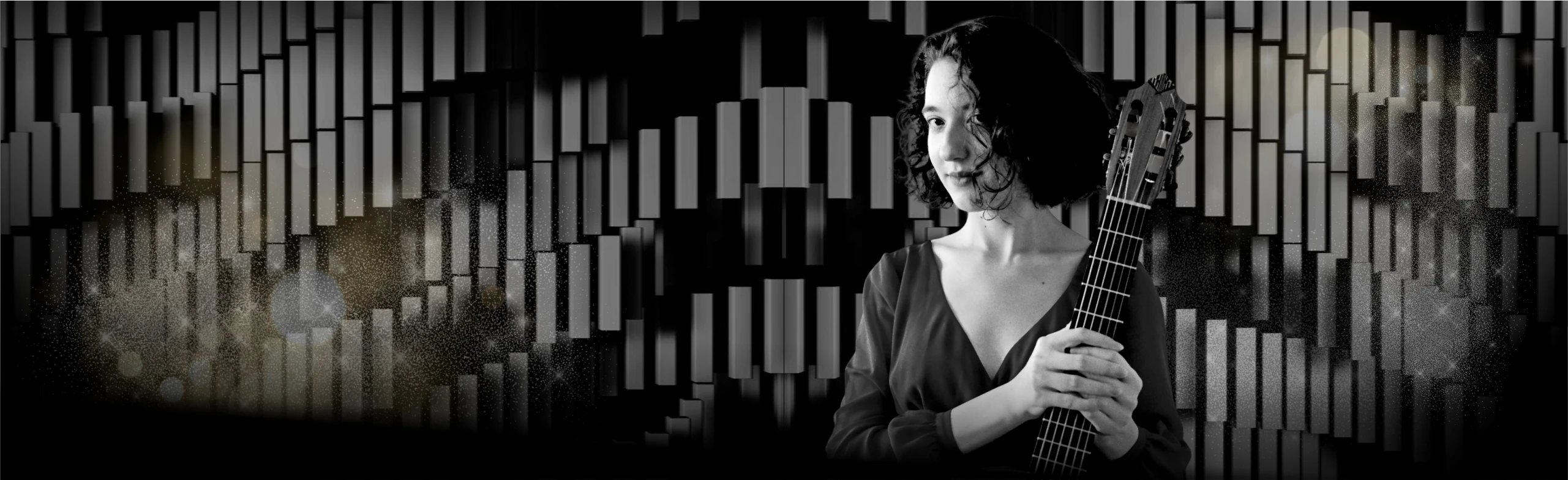 Постер Магия струн — концерт на крыше Невского: гитарист-виртуоз СОФЬЯ ДРУБА — салонный вечер с фуршетом в музее в Санкт-Петербурге