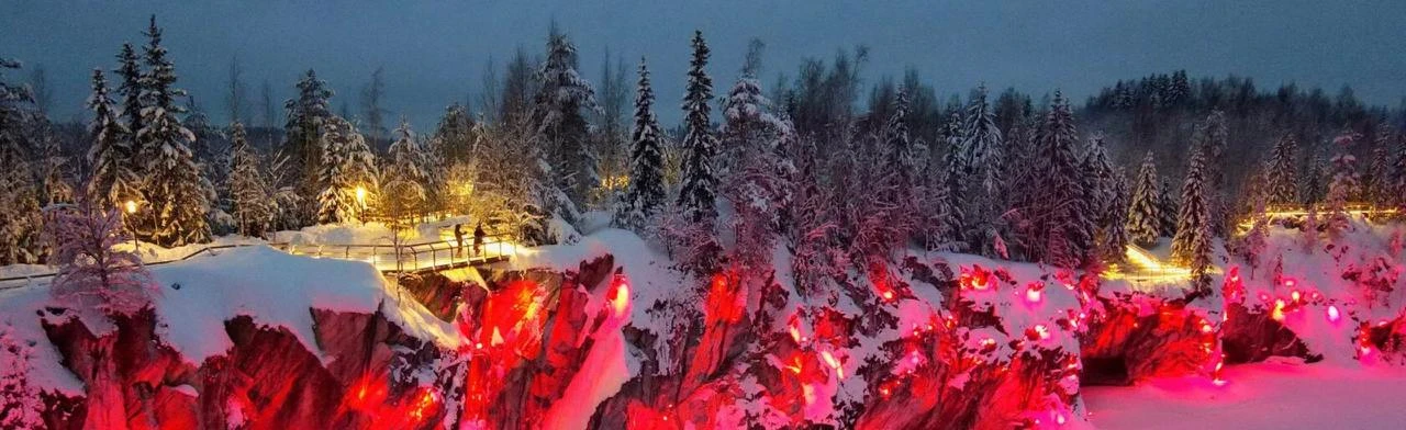 Постер Рускеала — мраморное царство в Санкт-Петербурге