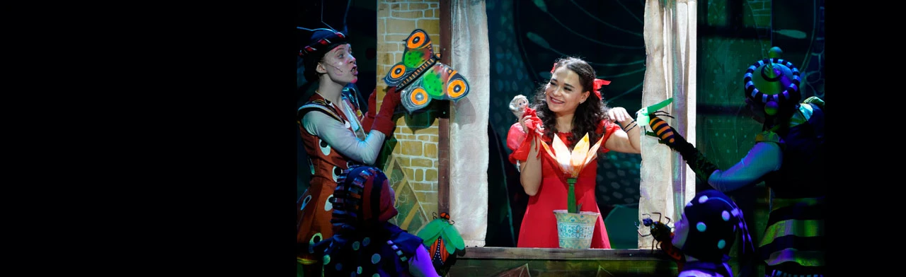 Постер Д. Жученко. Дюймовочка (Театр Зазеркалье) в Санкт-Петербурге