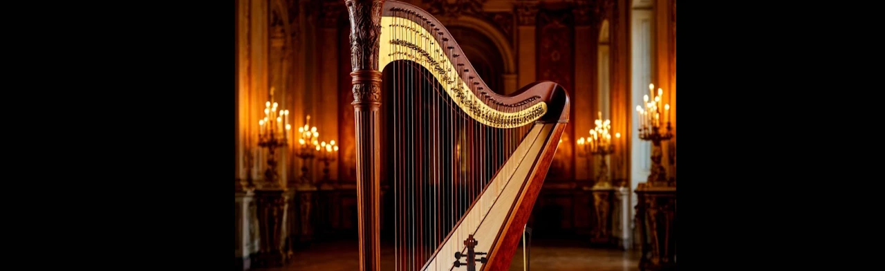 Постер Дуэт арфы и скрипки при свечах в Санкт-Петербурге