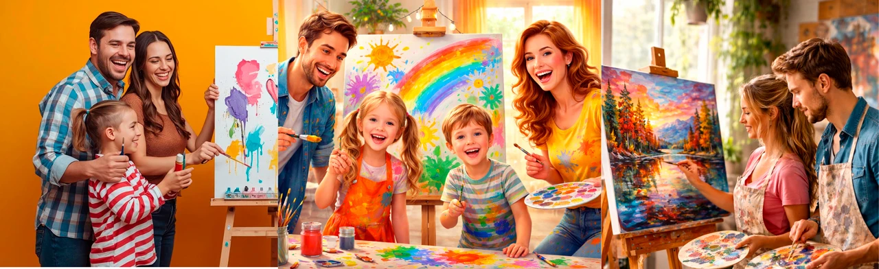 Постер "Заходи - порисуем!" Мастер-класс по живописи в Санкт-Петербурге