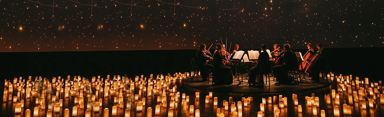 Постер Концерт при свечах и звездах «Золотой век Голливуда» в Санкт-Петербурге