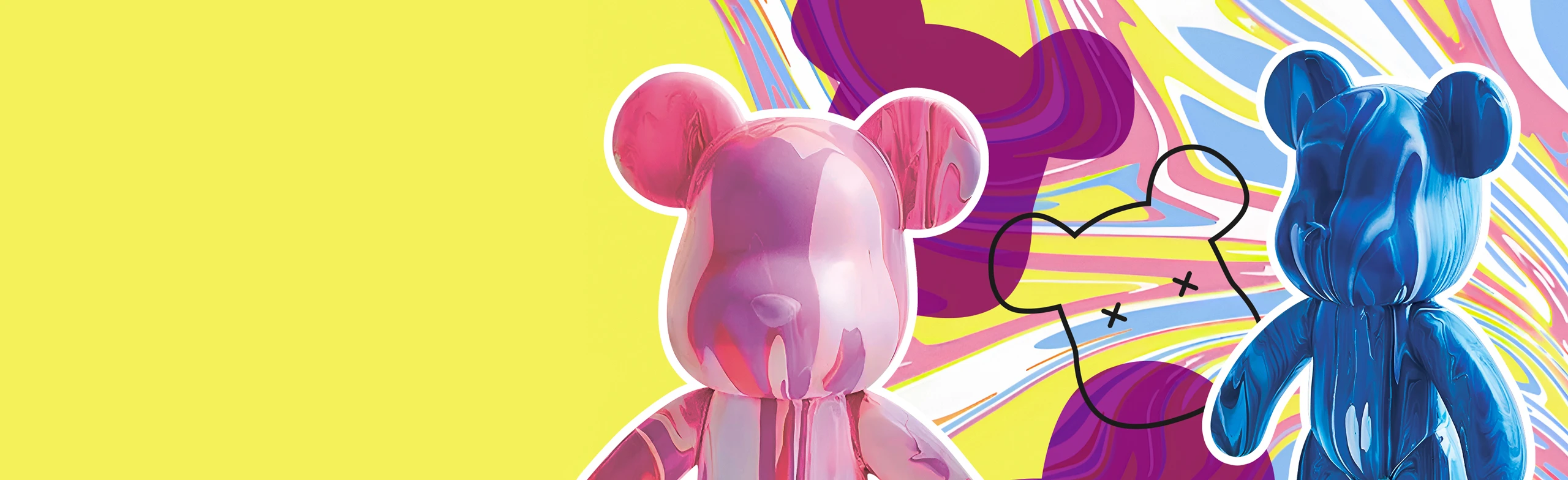 Постер Творческое занятие "Роспись мишек Bearbrick" в Санкт-Петербурге