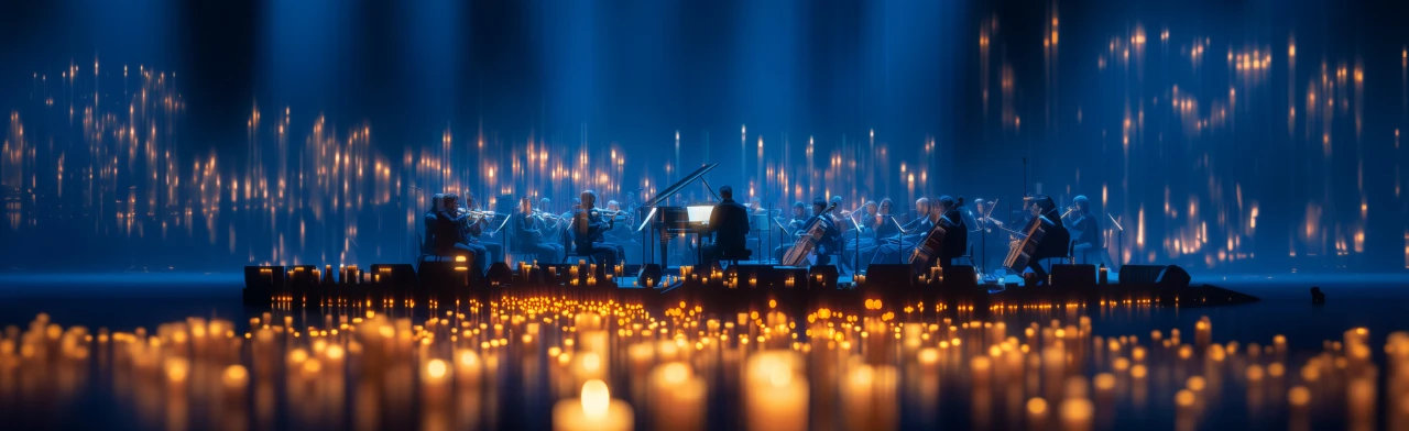 Постер Оркестр Cagmo: Саундтреки Эйнауди при свечах в Уфе