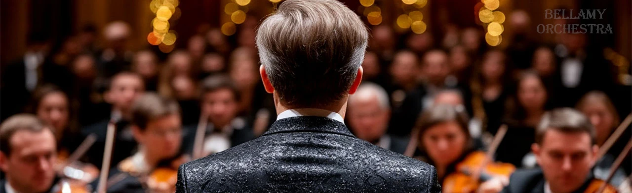 Постер Мировые рождественские хиты: Праздничный концерт симфонического оркестра Bellamy Orchestra в Геленджике