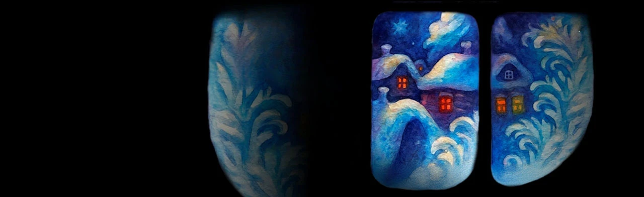 Постер Зимние акварели