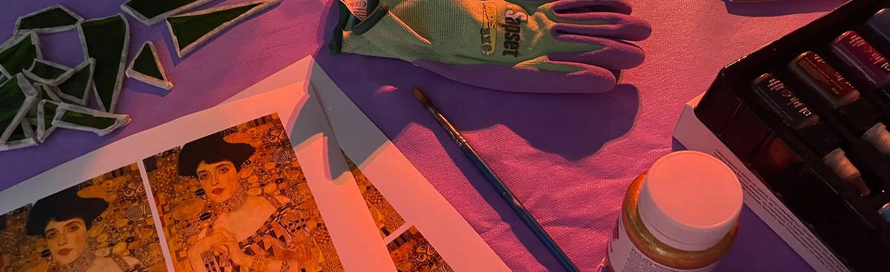 Постер Детская творческая программа «Витраж + Густав Климт» (4-7 лет) в Москве