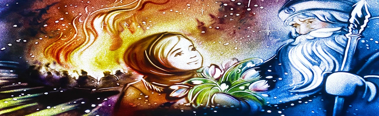 Постер Двенадцать месяцев. Музыкальная сказка с песочной анимацией