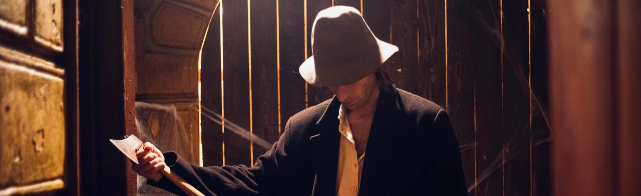 Постер Иммерсивное шоу "Преступление. Наказание?" в Санкт-Петербурге