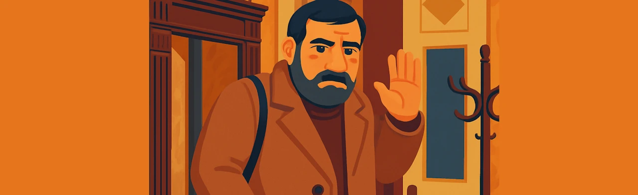 Постер «Не прощаюсь, звони!» Иммерсивная экскурсия в квартире Довлатова в Санкт-Петербурге