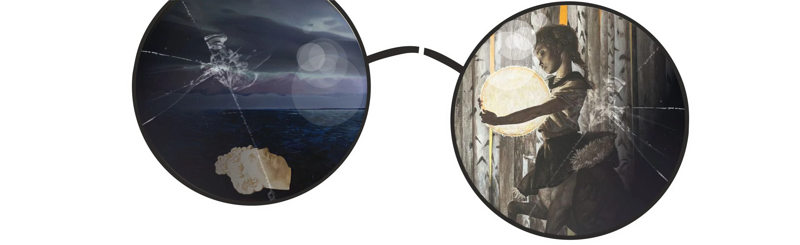 Постер Выставка современных художников-сюрреалистов «Очки Канта» в Санкт-Петербурге