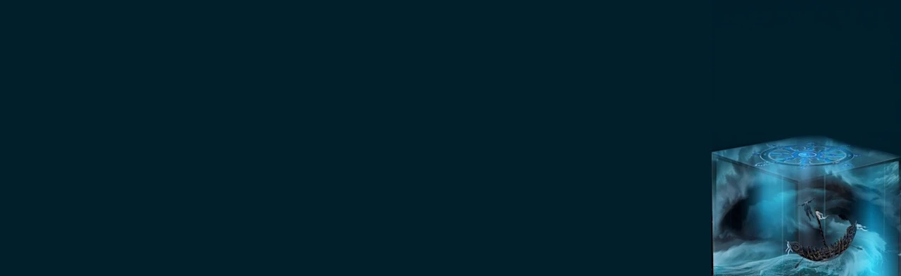 Постер Пегий пёс, бегущий краем моря