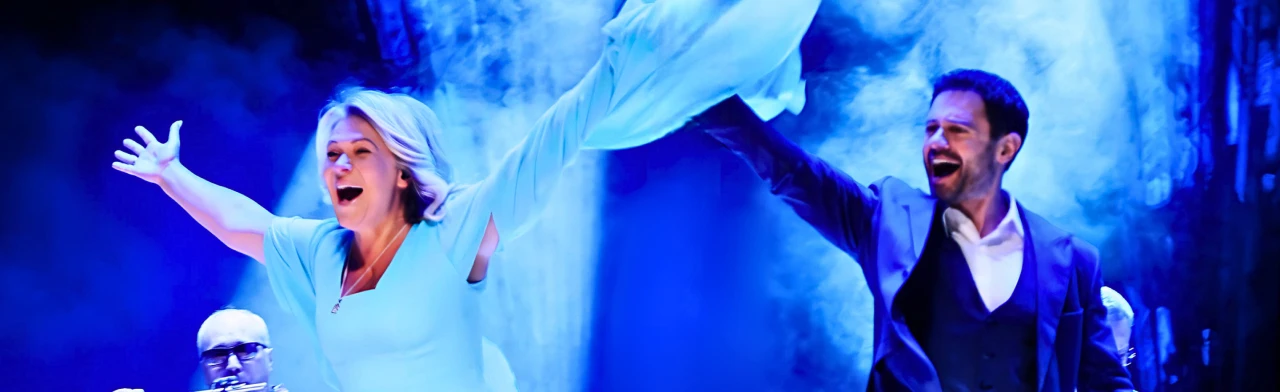 Постер "Живой Концерт" Антона и Виктории Макарских в Воронеже